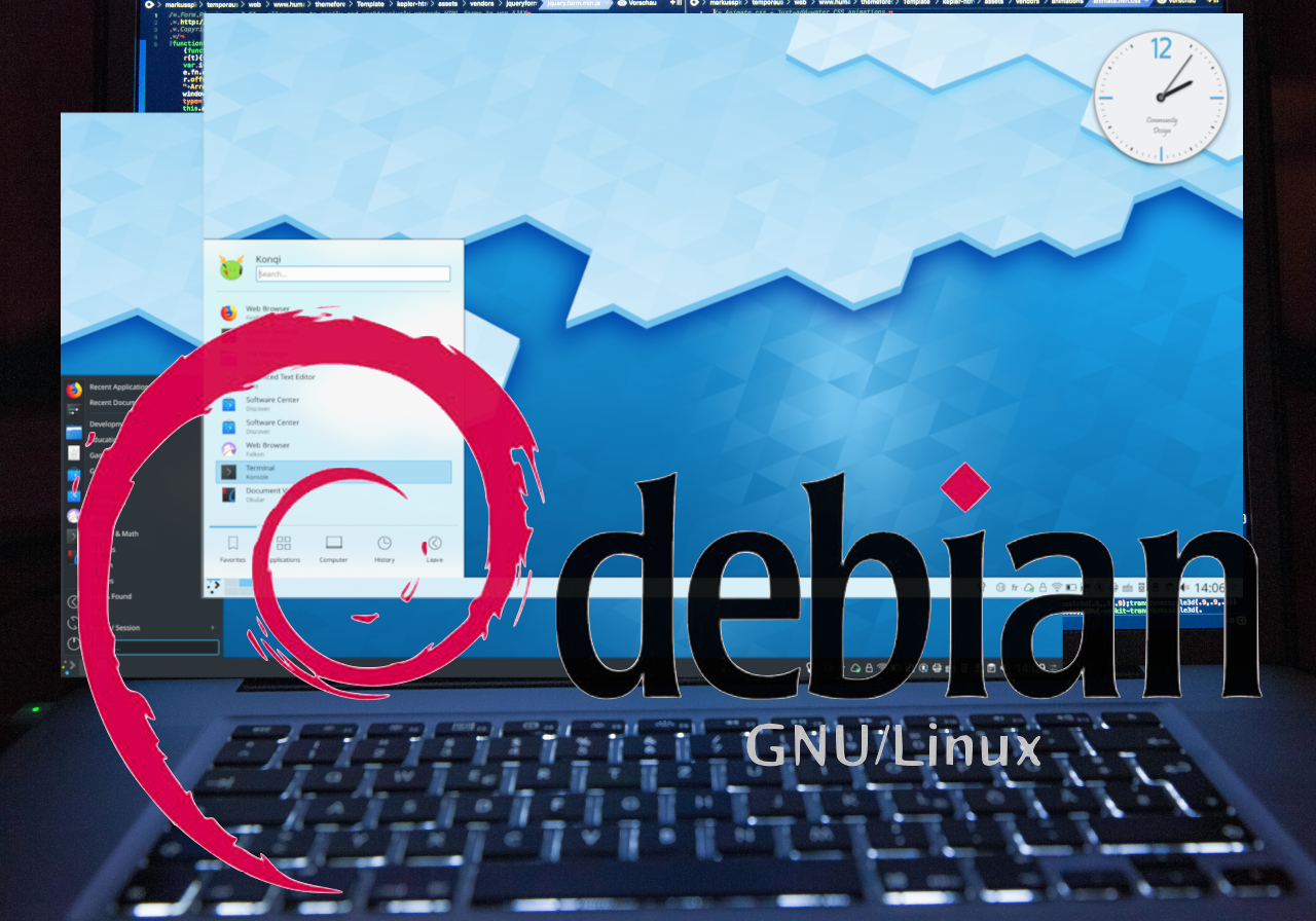 3.0. Einrichtung von Debian - KDE Desktop einrichten